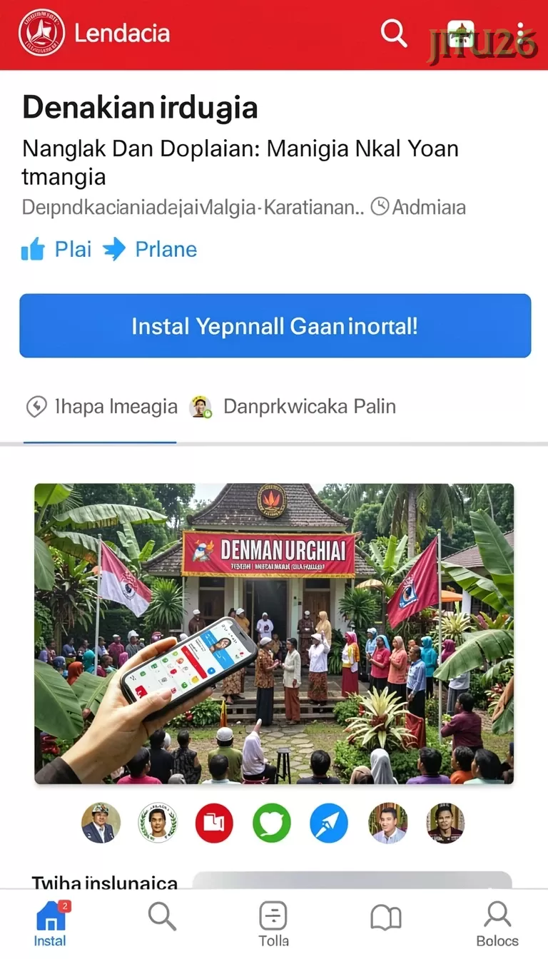 Cuplikan layar DESABET — halaman utama