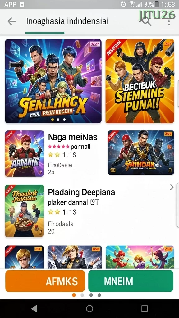 Cuplikan layar SKY99 — aktivitas